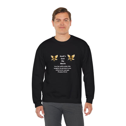 God's Got  My Back Crewneck Sweatshirt