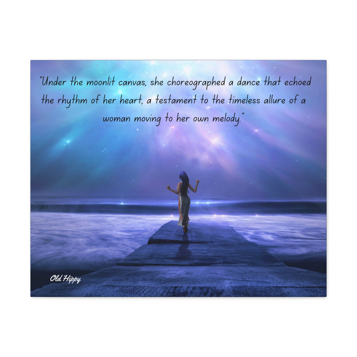 Moving to Her Own Melody Canvas