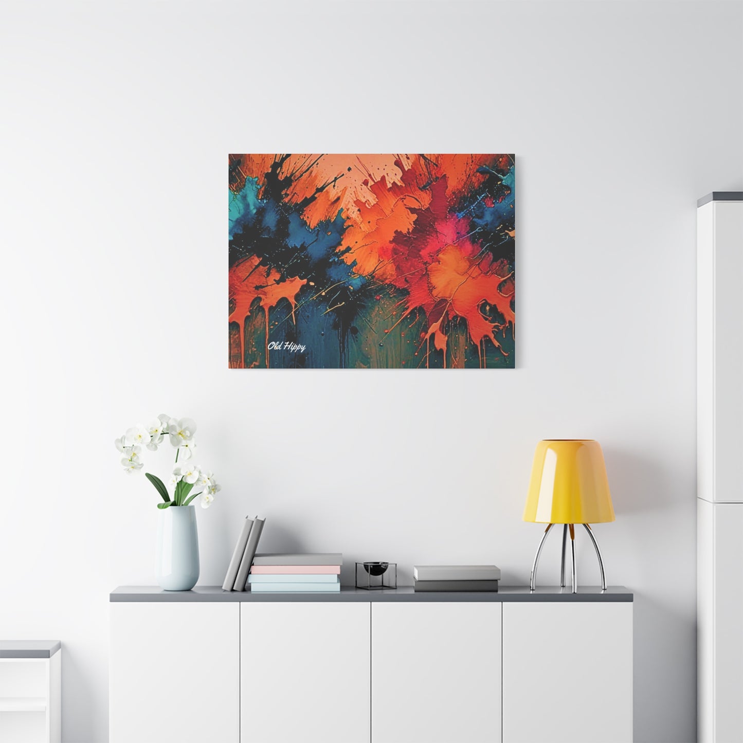 When Love Feels Like Leaving Abstract Canvas Art