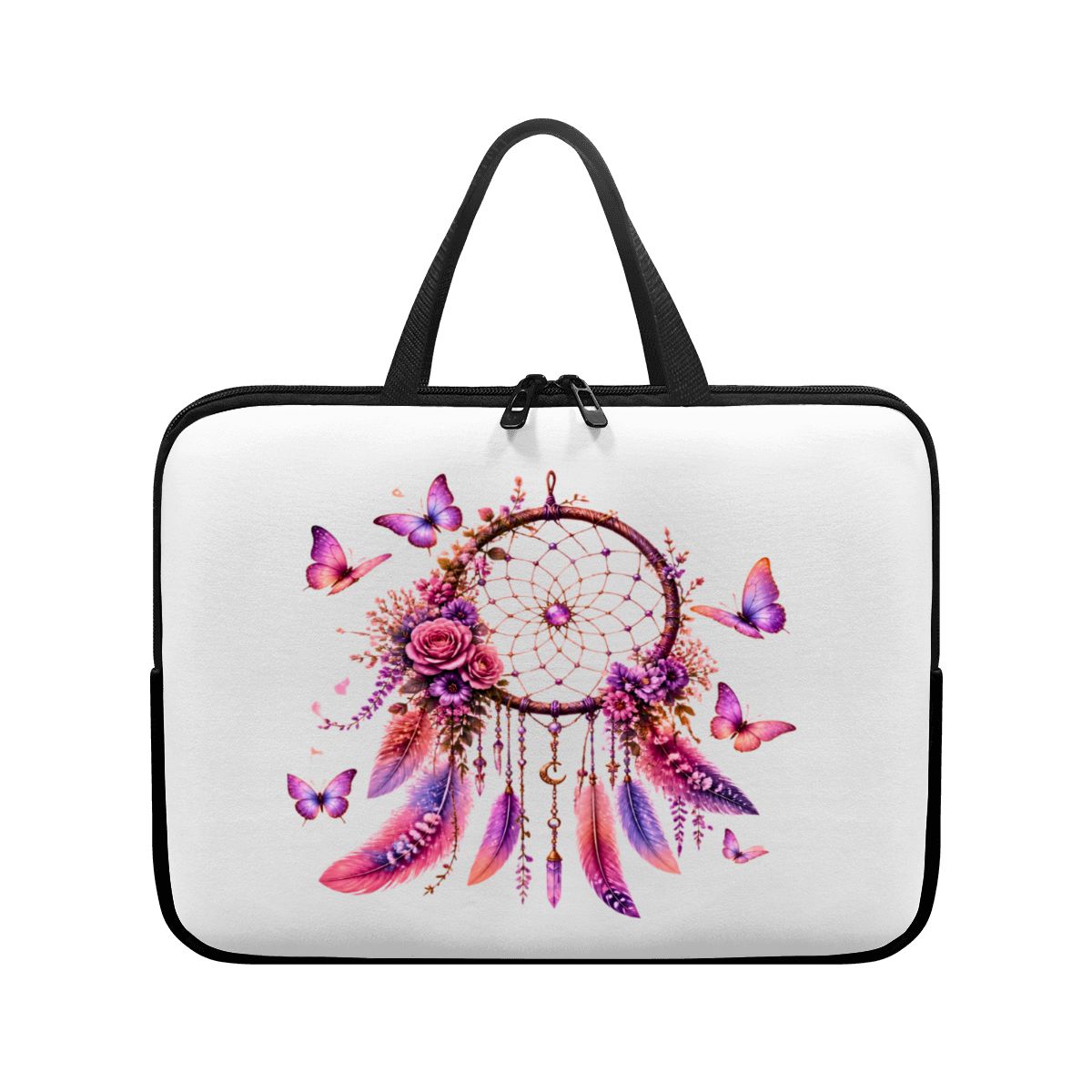 Laptop Bag dream catcher with Handle and shoulder strap