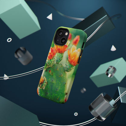 Cactus Bloom Phone Case — Impact-Resistant Floral iPhone Cover