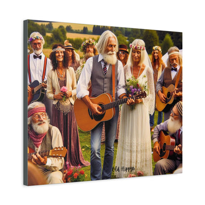 Never Too Old for Love Canvas Wall Art