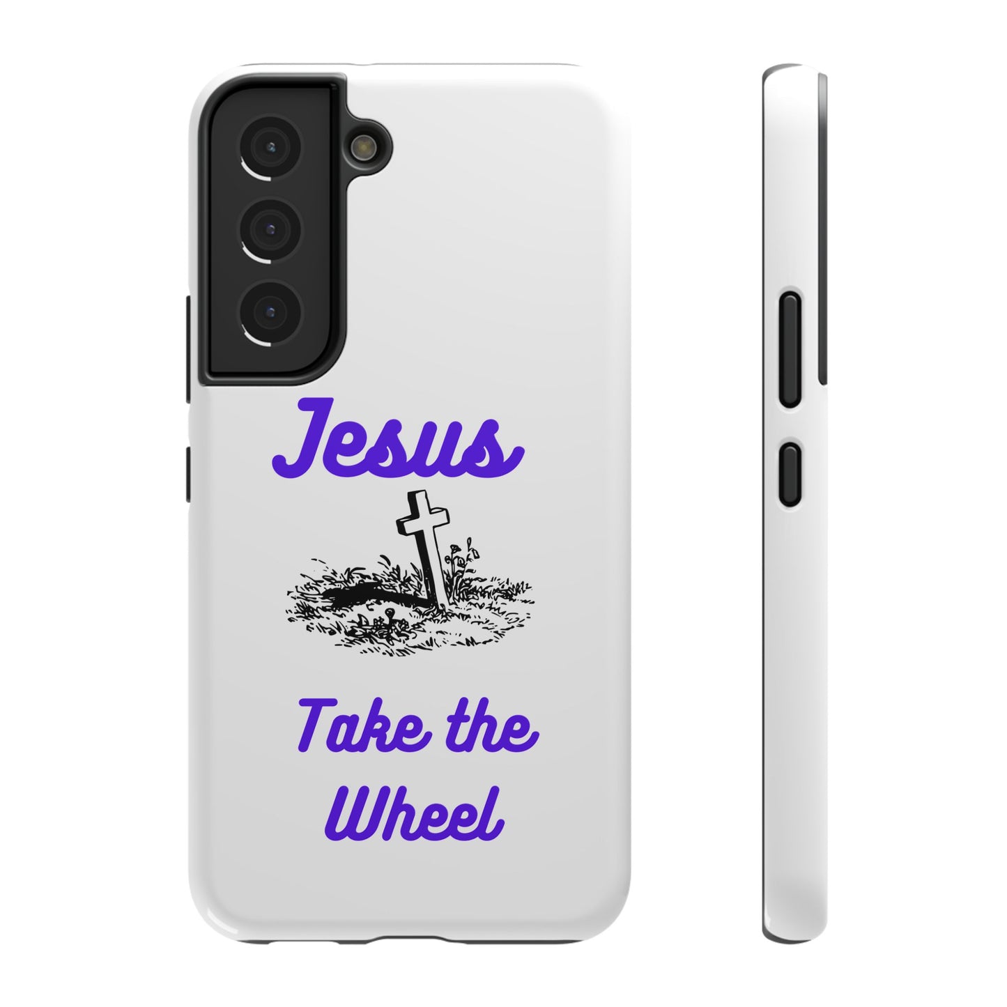 Jesus Take the Wheel Phone Case — Christian Impact-Resistant iPhone Case