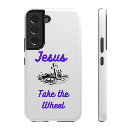 Jesus Take the Wheel Phone Case — Christian Impact-Resistant iPhone Case