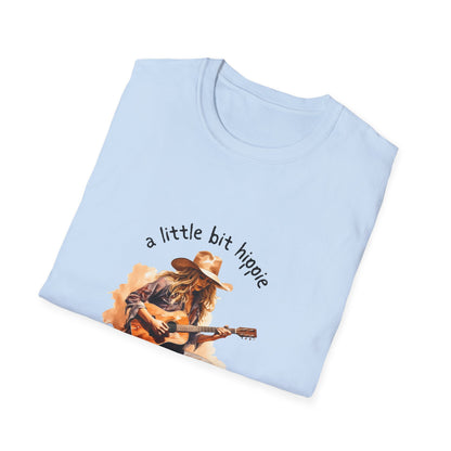 Little Bit Hippie Whole Lotta Cowgirl Softstyle T-Shirt