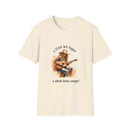 Little Bit Hippie Whole Lotta Cowgirl Softstyle T-Shirt