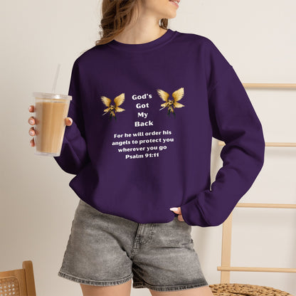 God's Got  My Back Crewneck Sweatshirt