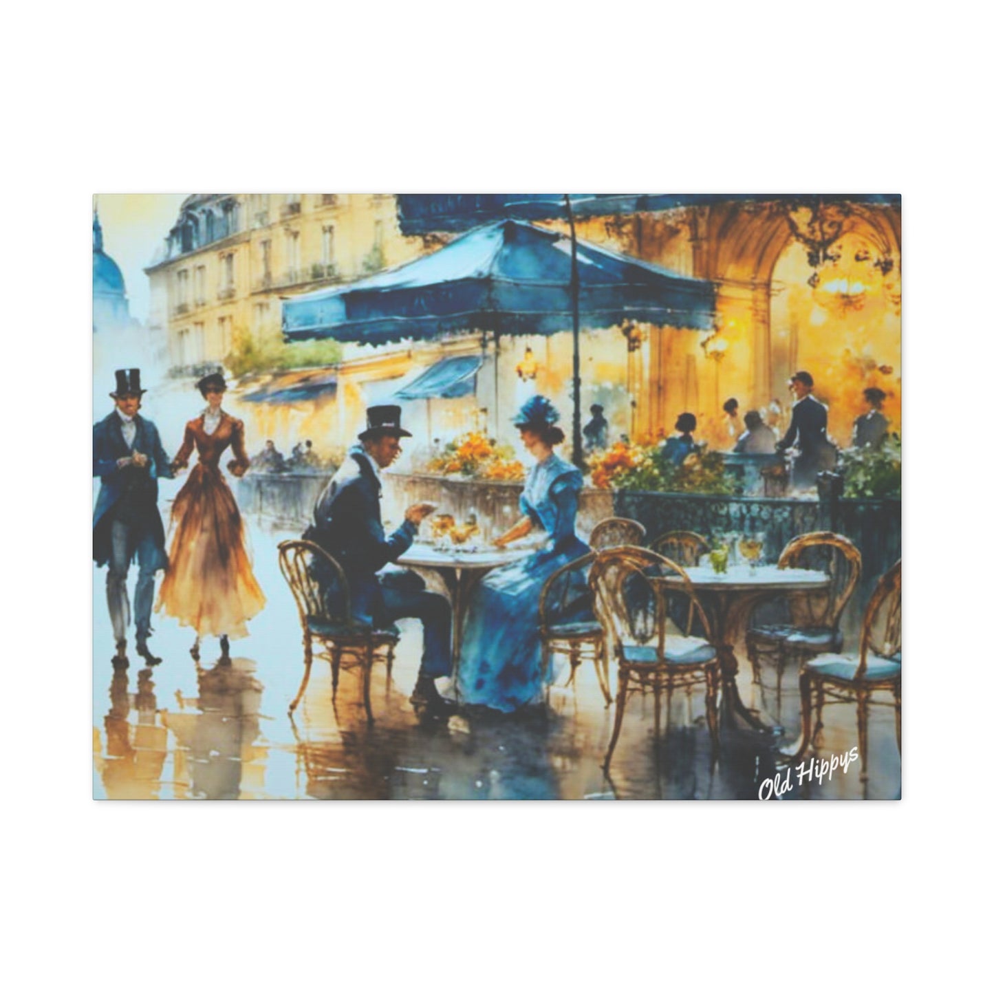 Champagne in Paris Canvas Art