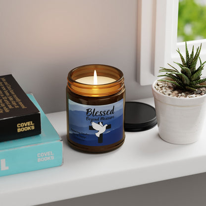 Blessed Beyond Measure Scented Soy Candle — Amber Jar