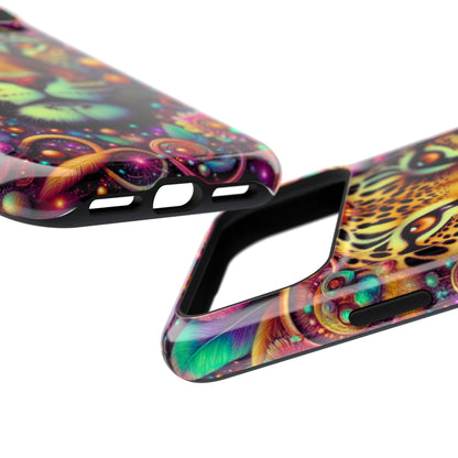 Leopard Psychedelic Phone Case — Vibrant Impact-Resistant iPhone Cover