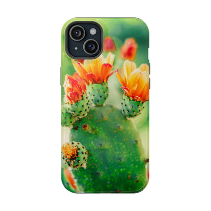 Cactus Bloom Phone Case — Impact-Resistant Floral iPhone Cover