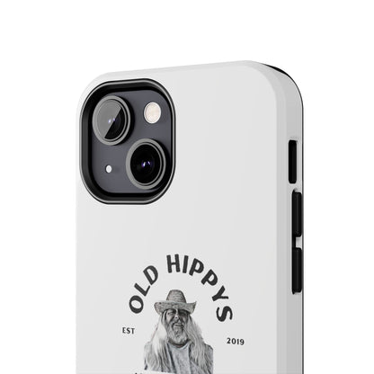 Old Hippys Phone Case — 'Life, Love, Peace, Contentment' Tough Protective Case