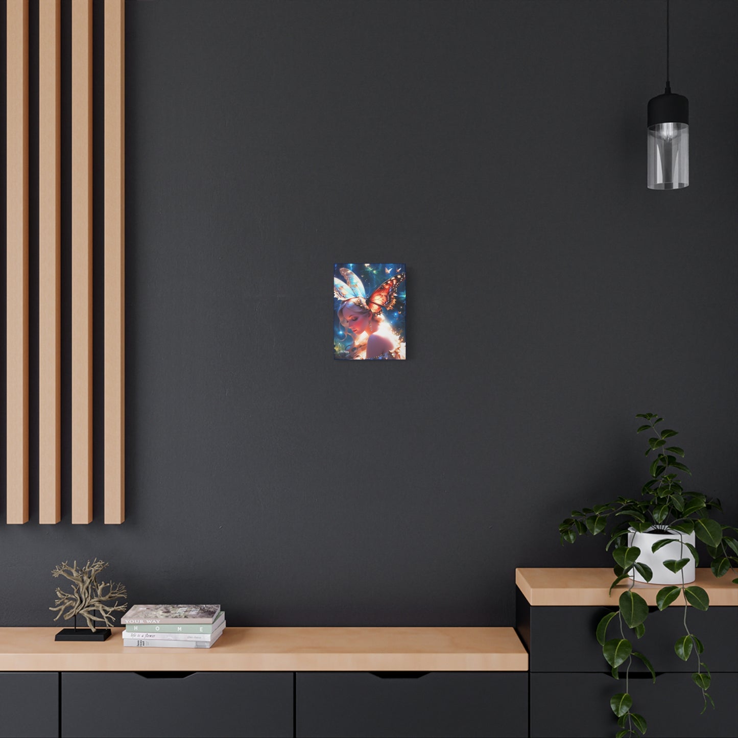 “Butterfly Angel” – Ethereal Fantasy Portrait Canvas
