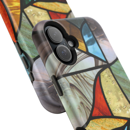 Stained Glass Impact Phone Case — Colorful Mosaic Protective Cover