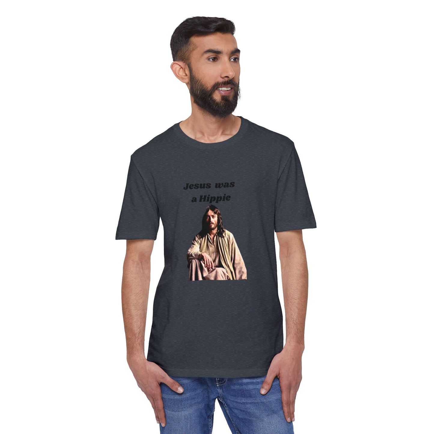 Jesus Was A Hippie Unisex District® Re-Tee®