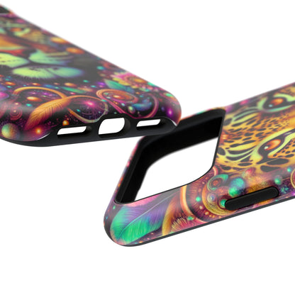Leopard Psychedelic Phone Case — Vibrant Impact-Resistant iPhone Cover