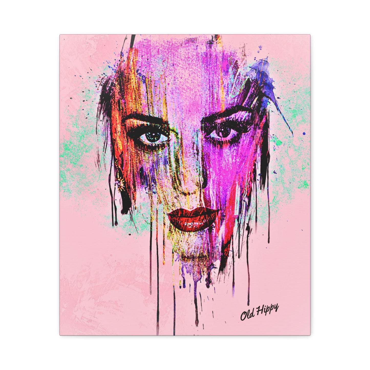 Drift Muse AI Canvas Wall Art by Old Hippy