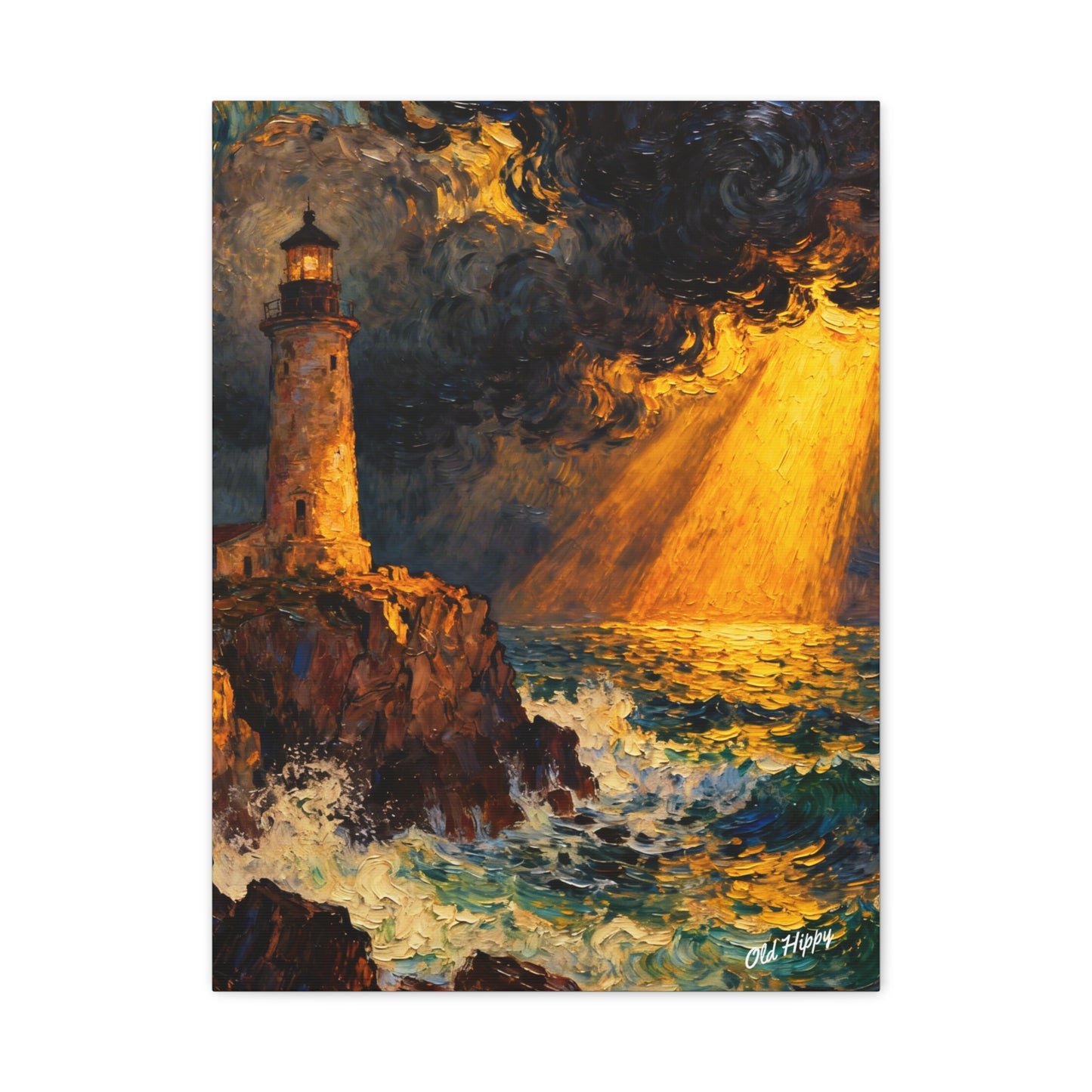 When Heaven Breaks Through Canvas Art by Old Hippy