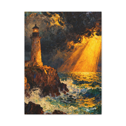 When Heaven Breaks Through Canvas Art by Old Hippy