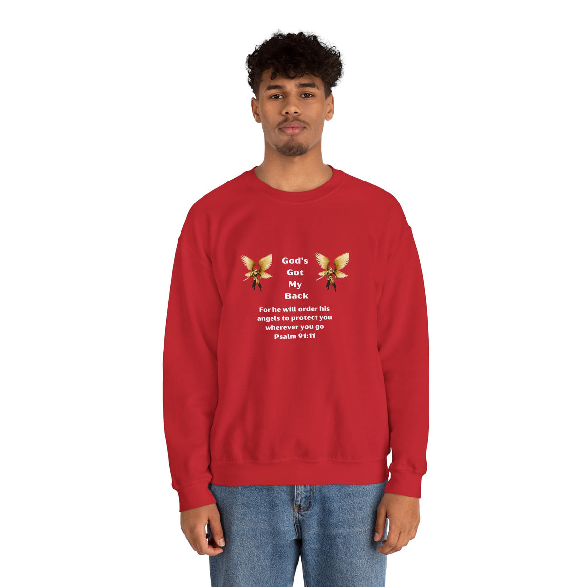 God's Got  My Back Crewneck Sweatshirt