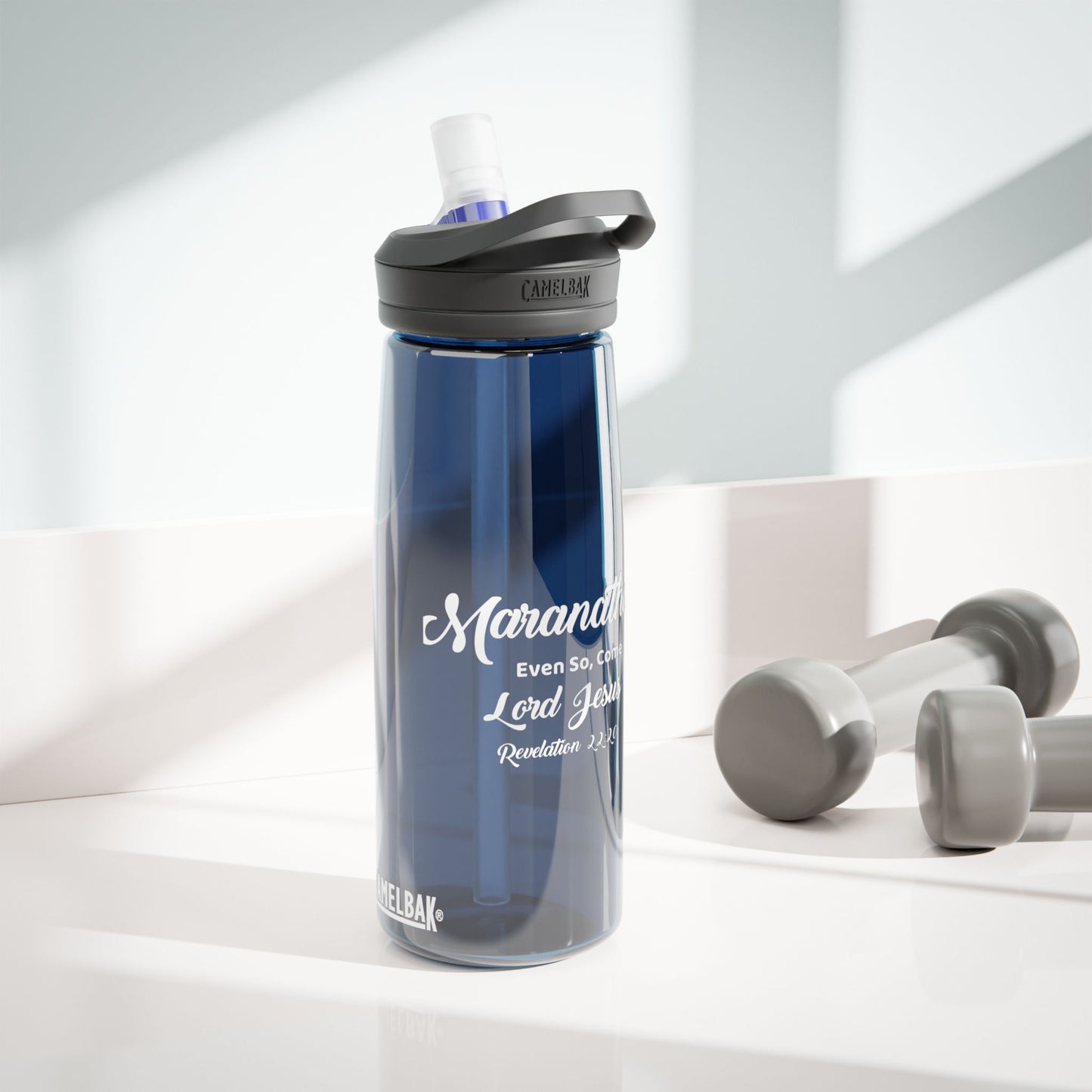“Maranatha” Christian Water Bottle – Revelation 22:20