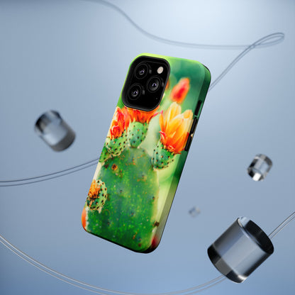 Cactus Bloom Phone Case — Impact-Resistant Floral iPhone Cover