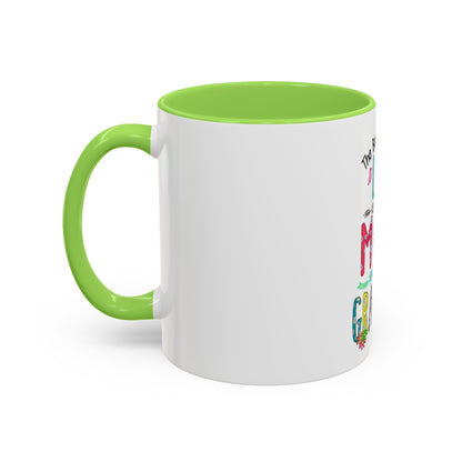 Mom and Grandma Colorful Ceramic Mug — "The Best Part of My Life is Being a Mom and Grandma" (11oz/15oz)
