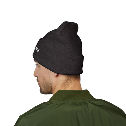 Embroidered 'Jesus is Lord' Cuffed Beanie — Christian Faith Knit Hat