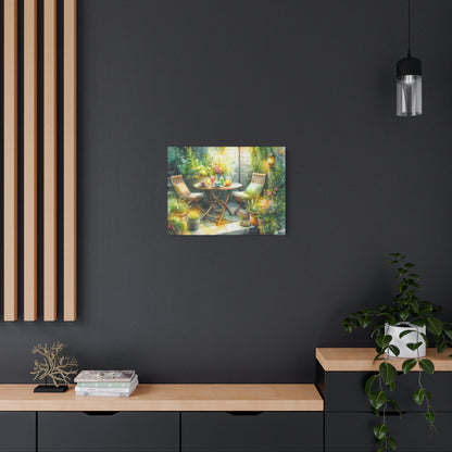 Serene Garden #1 Canvas Wrap