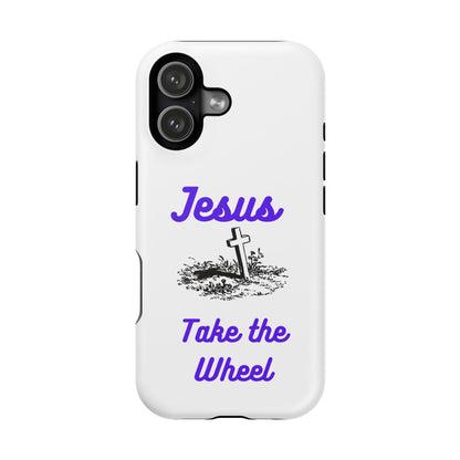 Jesus Take the Wheel Phone Case — Christian Impact-Resistant iPhone Case