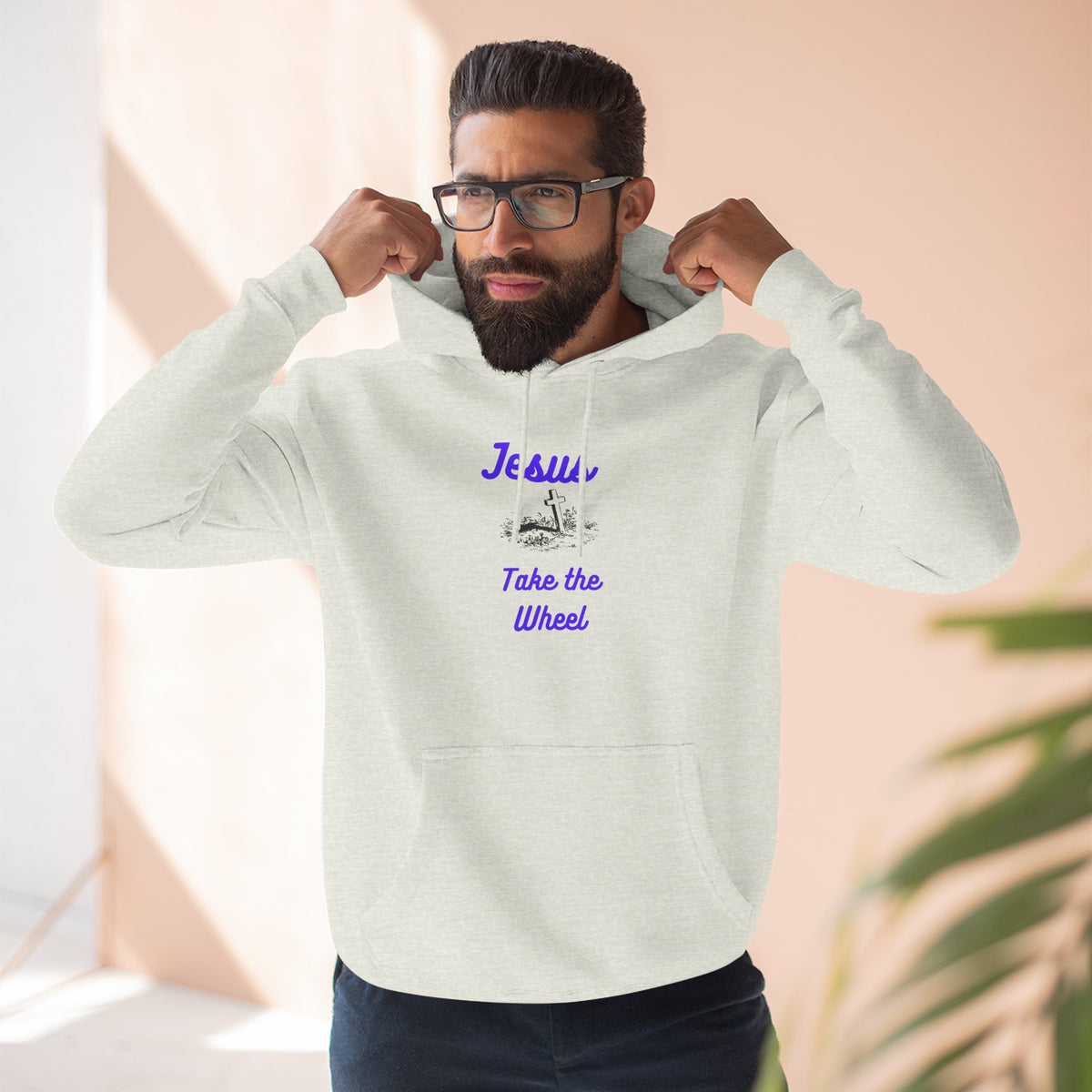 Jesus Take the Wheel Hoodie — Christian Faith Graphic Hoodie