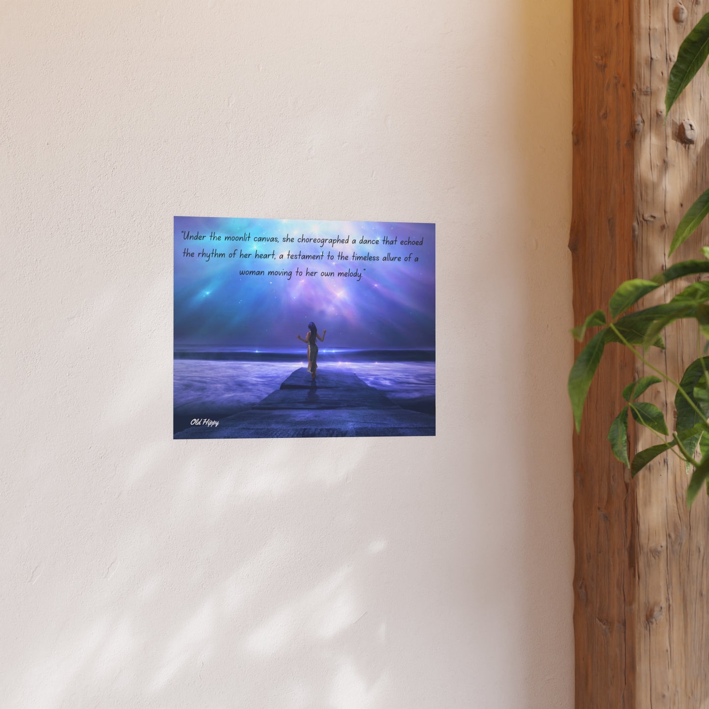 Moving to Her Own Melody Satin and Archival Matte Poster