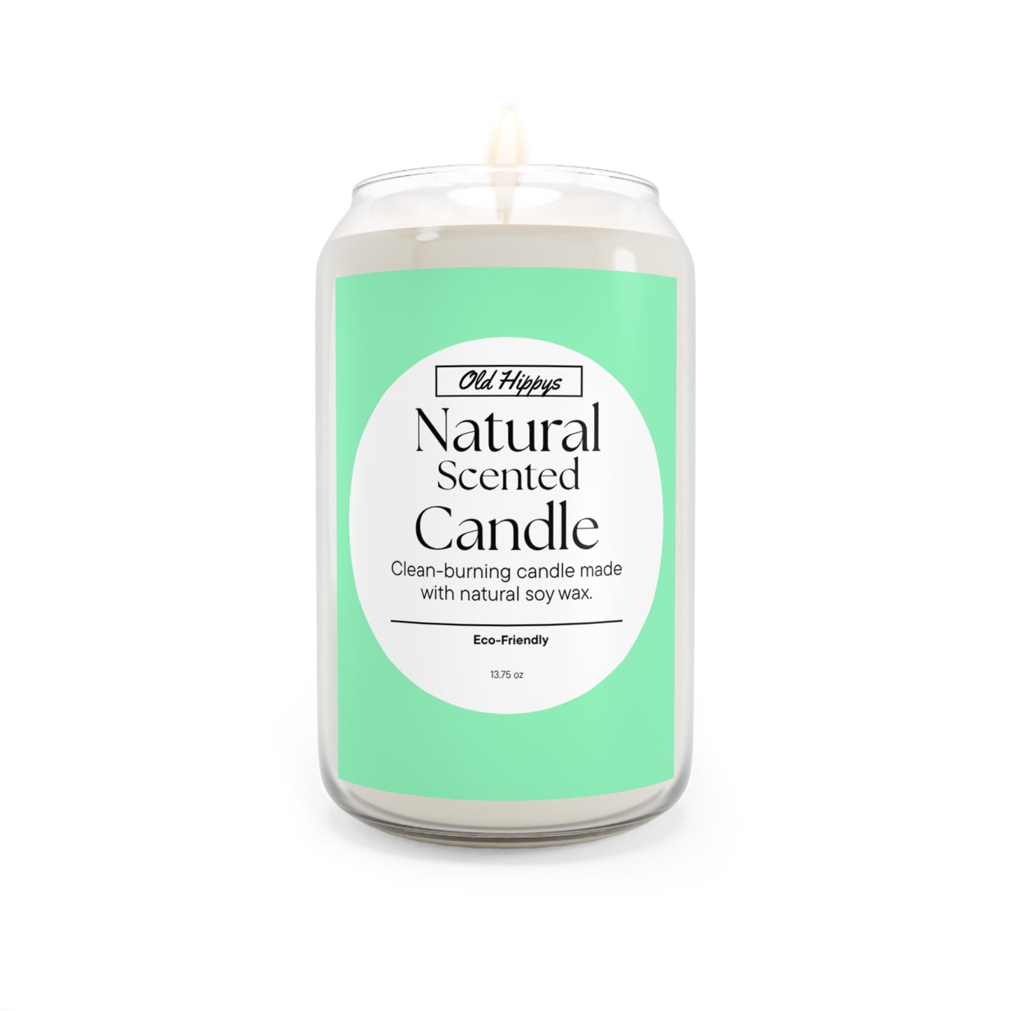 Natural Scented Soy Candle 13.75oz — Clean-Burning Eco-Friendly Candle