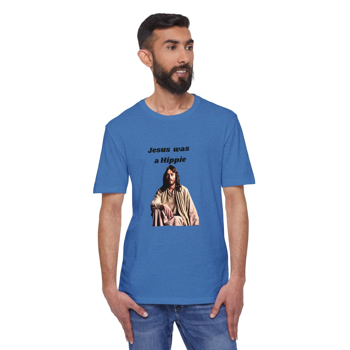 Jesus Was A Hippie Unisex District® Re-Tee®