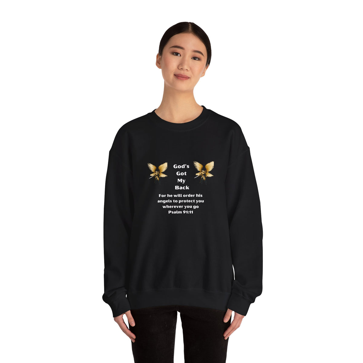 God's Got  My Back Crewneck Sweatshirt