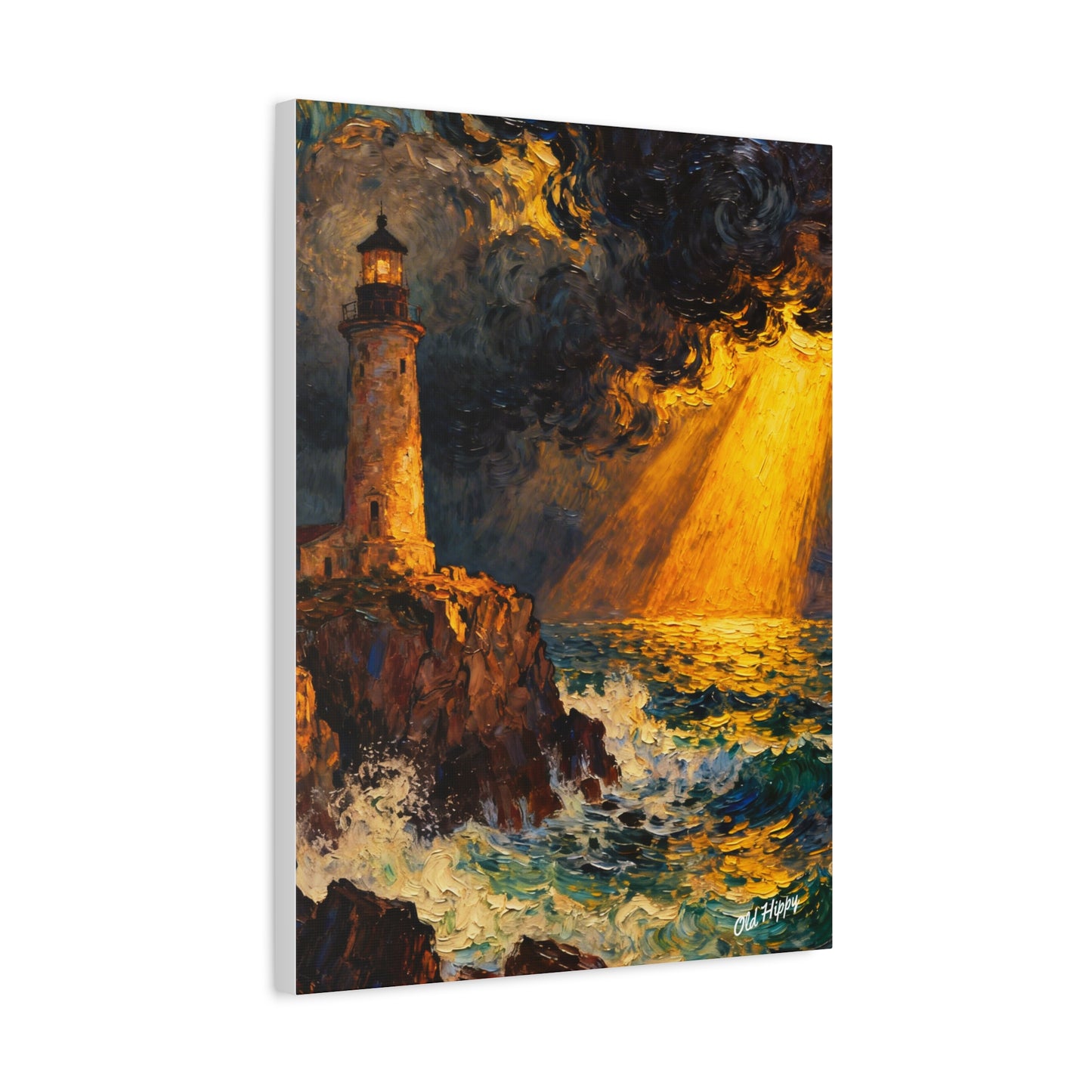 When Heaven Breaks Through Canvas Art by Old Hippy