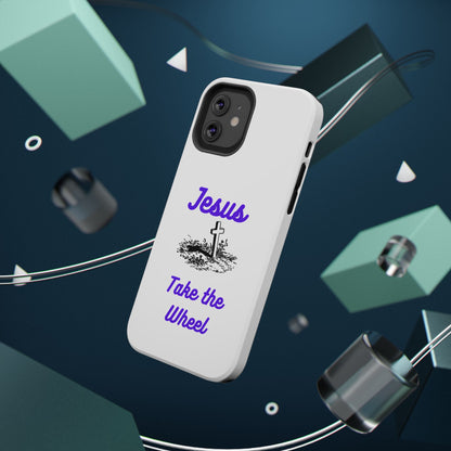 Jesus Take the Wheel Phone Case — Christian Impact-Resistant iPhone Case