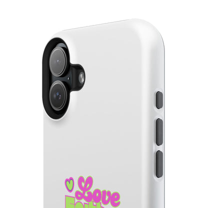 Impact-Resistant Phone Case — "Love Faith Hope" 1 Corinthians 13:13 Christian Protective Cover