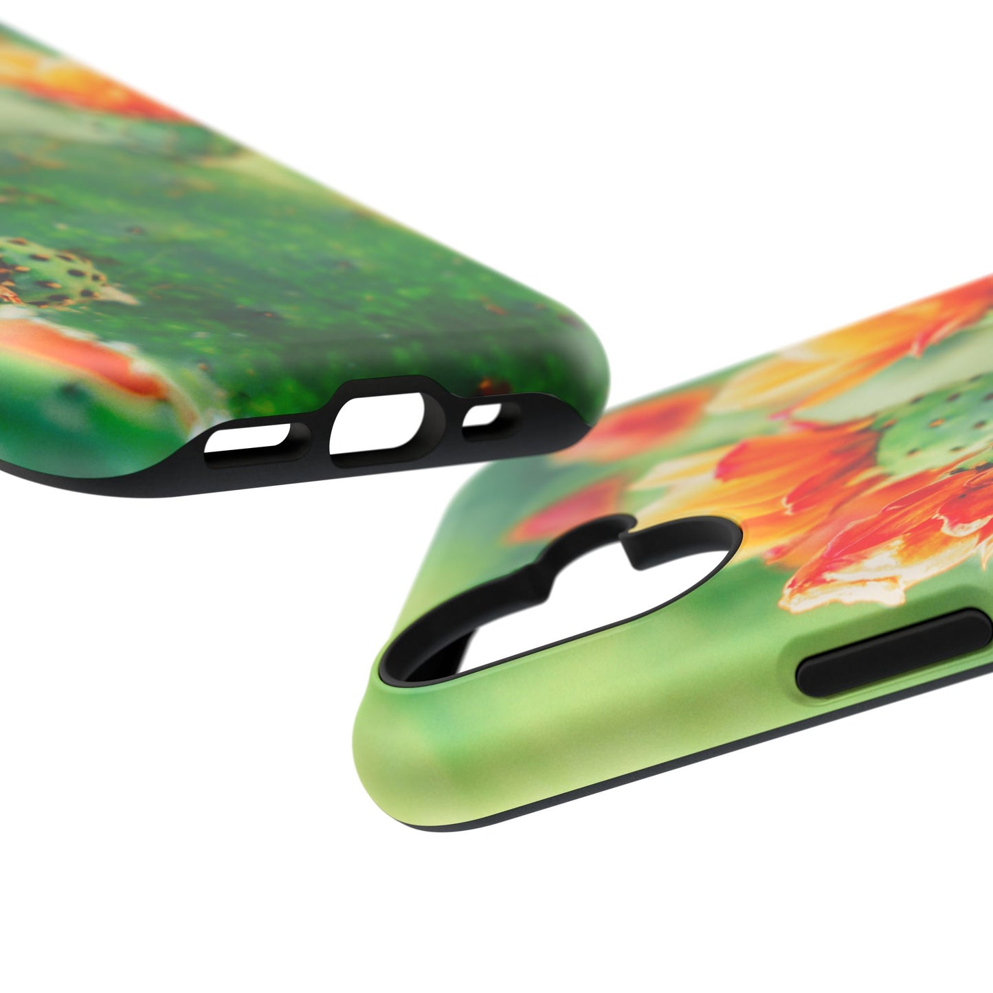 Cactus Bloom Phone Case — Impact-Resistant Floral iPhone Cover