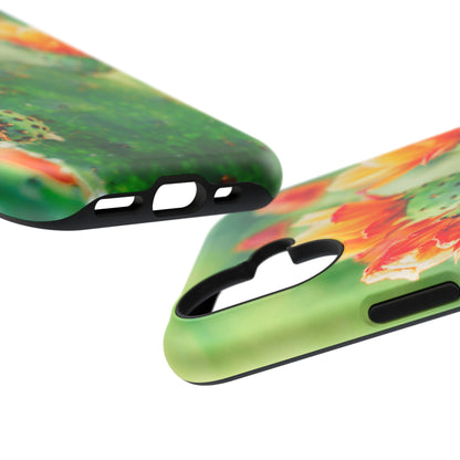Cactus Bloom Phone Case — Impact-Resistant Floral iPhone Cover