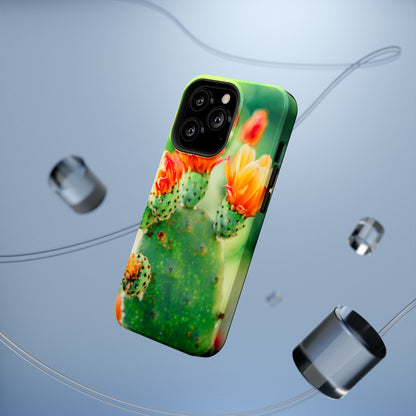 Cactus Bloom Phone Case — Impact-Resistant Floral iPhone Cover