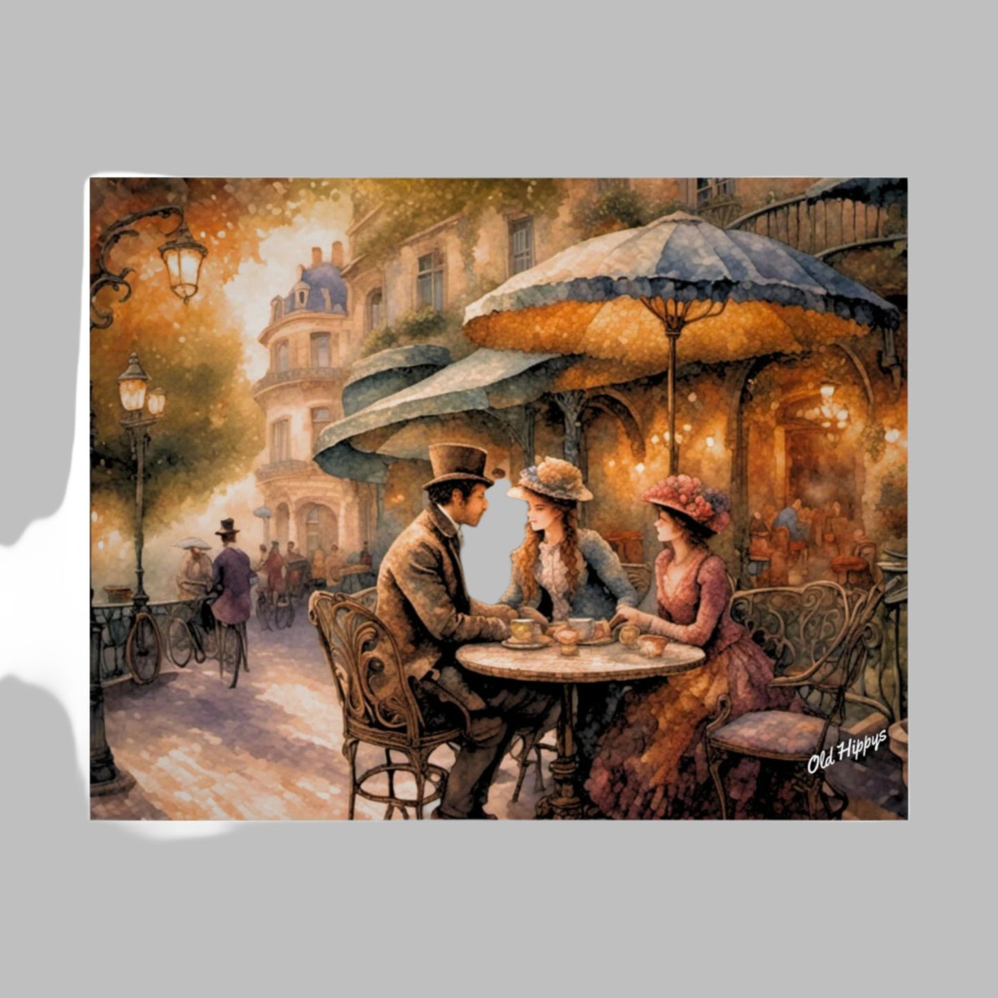 Paris Cafe Frameable Poster