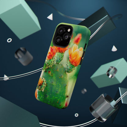 Cactus Bloom Phone Case — Impact-Resistant Floral iPhone Cover