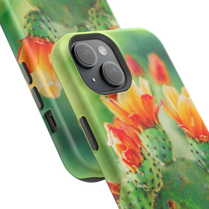 Cactus Bloom Phone Case — Impact-Resistant Floral iPhone Cover