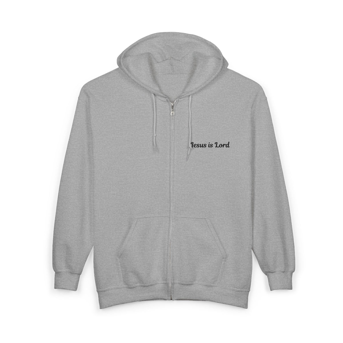 Jesus Is Lord Full-Zip Hoodie — John 3:16 Cross