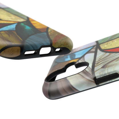 Stained Glass Impact Phone Case — Colorful Mosaic Protective Cover