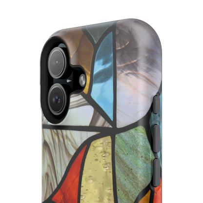 Stained Glass Impact Phone Case — Colorful Mosaic Protective Cover