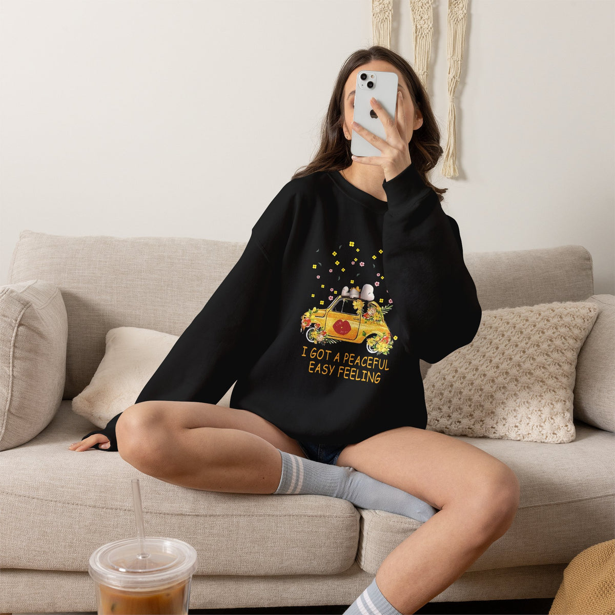 I've Got a Peaceful Easy Feeling Unisex Crewneck Sweatshirt