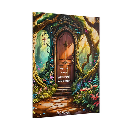 Enter the Magic Forest Fine Art Poster