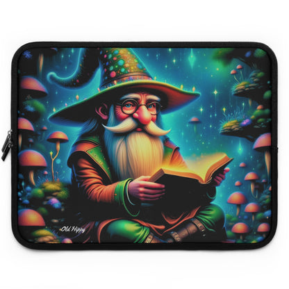 Whimsical Wizard Laptop Sleeve — Magical Mushroom Fantasy Sleeve